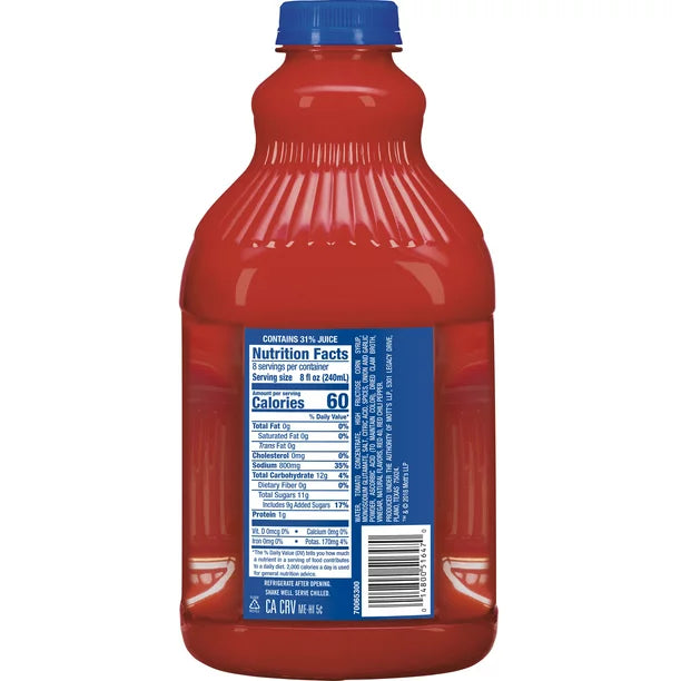 Clamato Original Tomato Cocktail 64 fl oz bottle