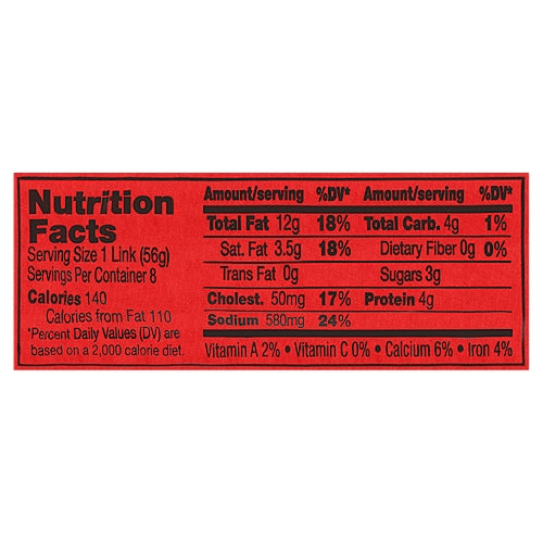Bar-S Classic Jumbo Franks Hot Dogs 8 Franks per Package 1 lb Pack