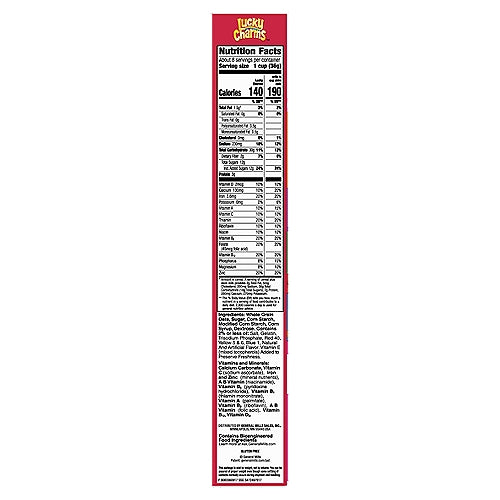 General Mills Lucky Charms Cereal de avena tostado helado con malvaviscos 10.5 oz