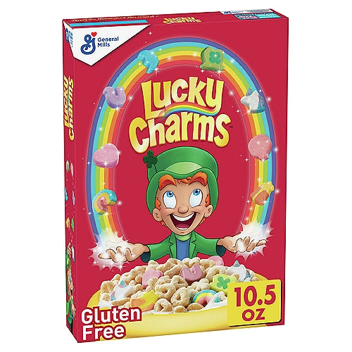 General Mills Lucky Charms Frosted Toasted Oat Cereal with Marshmallows 10.5 oz