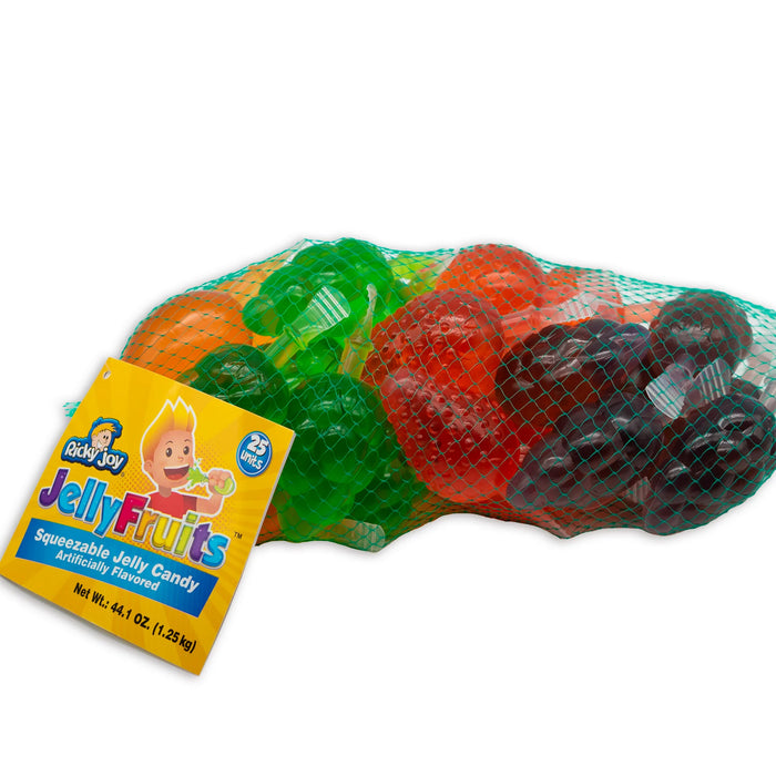Ricky Joy Squeezable Jelly Fruits Candy Assorted Flavored (10 units)