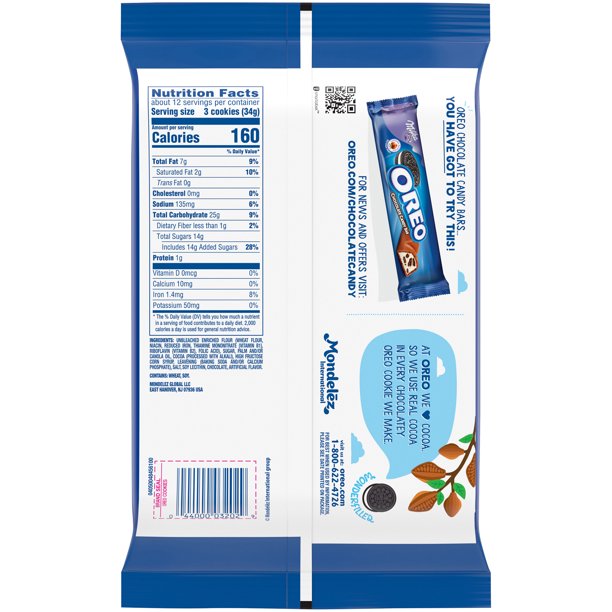 OREO Chocolate Sandwich Cookies 14.3 oz