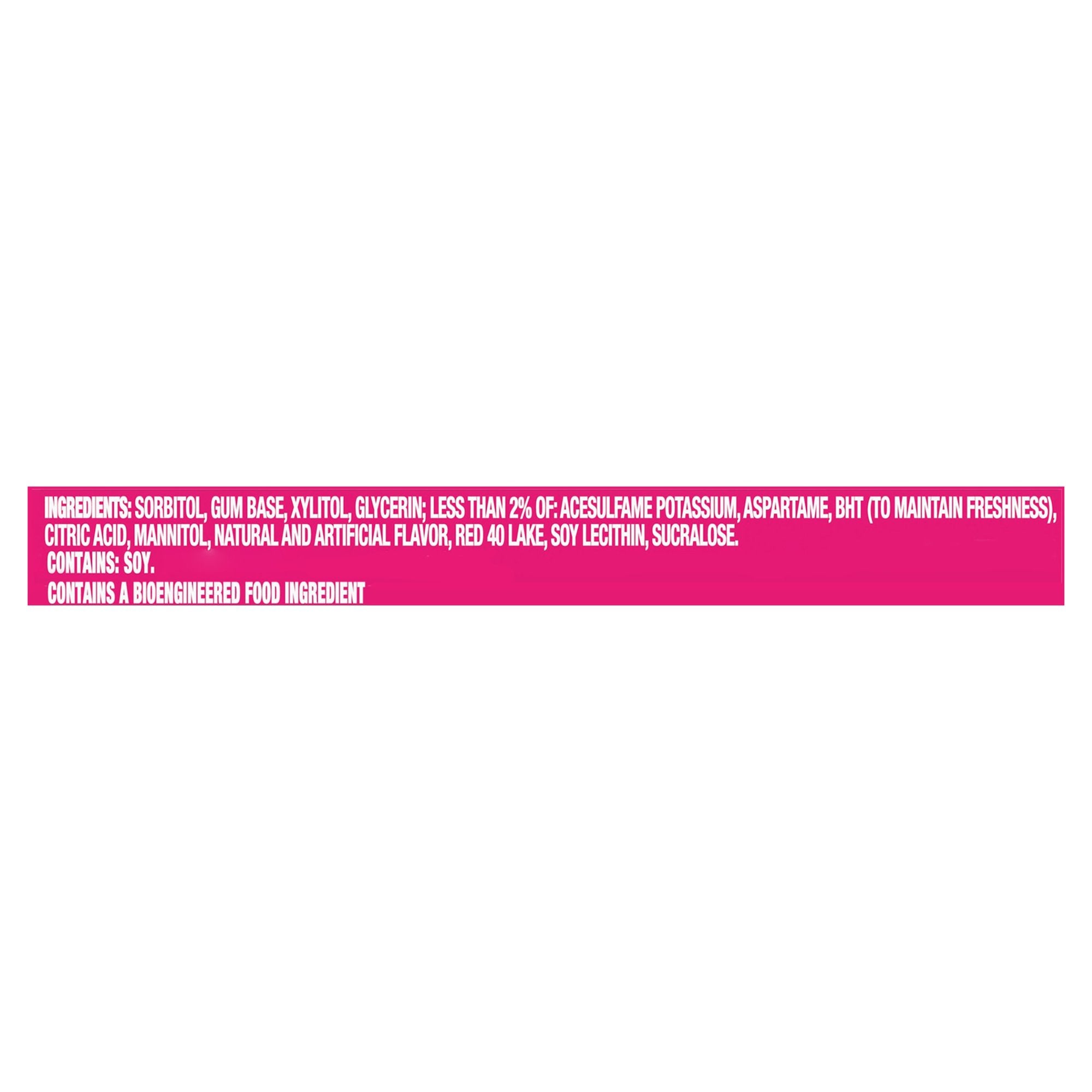 Trident Bubblegum Sugar Free Gum 14 Piece Pack