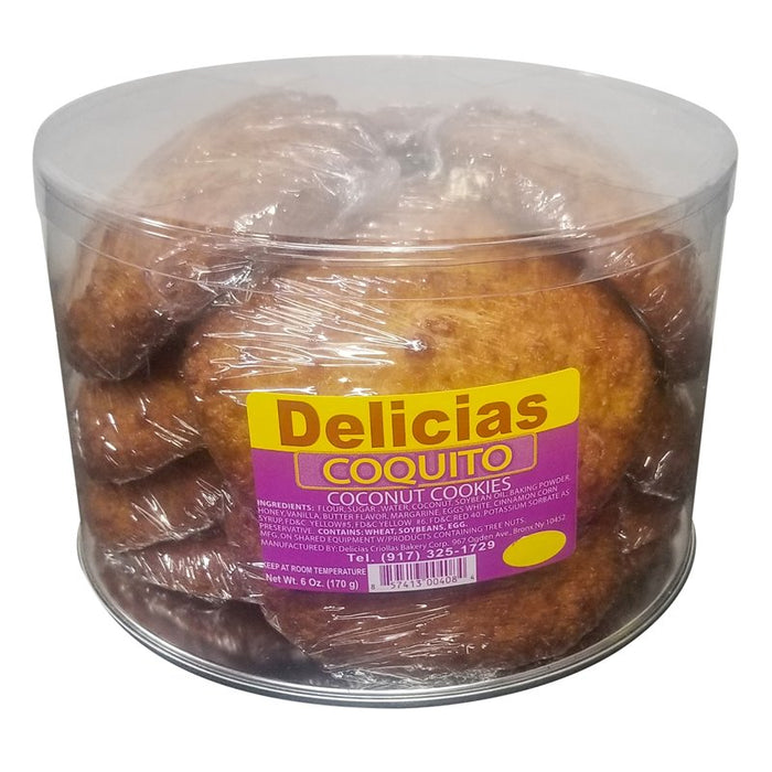 Delicias Coquito Galletas de Coco 6 oz
