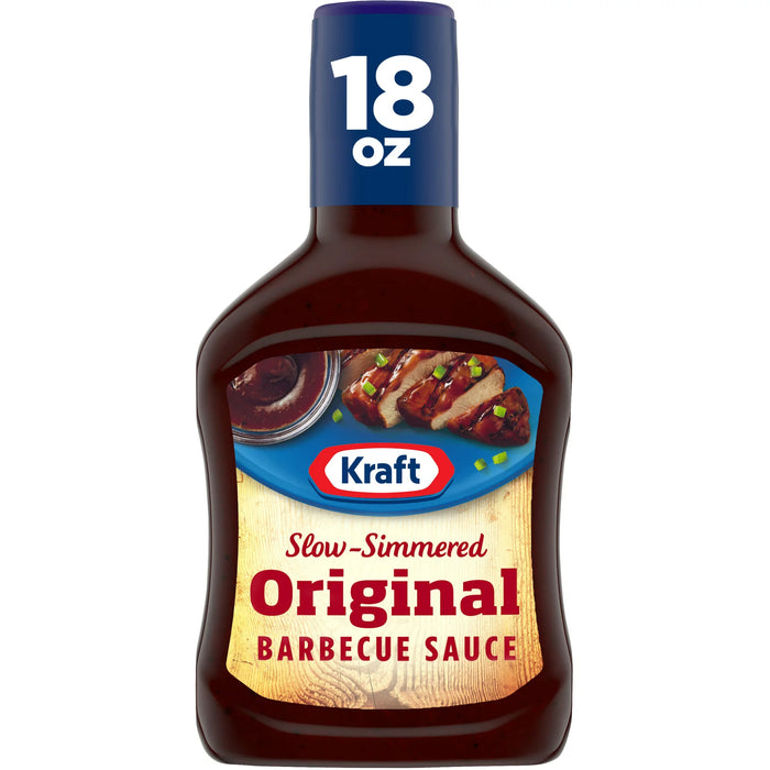 Kraft Original salsa de barbacoa a fuego lento, botella de 18 oz