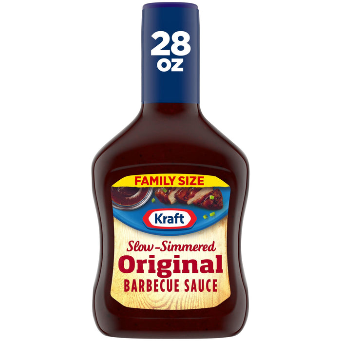 Kraft Original Slow-Simmered Barbecue Sauce Family Size 28 oz Bottle