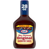 Kraft Original salsa de barbacoa a fuego lento, tamaño familiar, botella de 28 oz