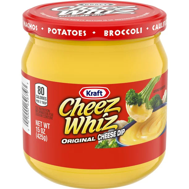Cheez Whiz Dip de queso original Tarro de 15 oz