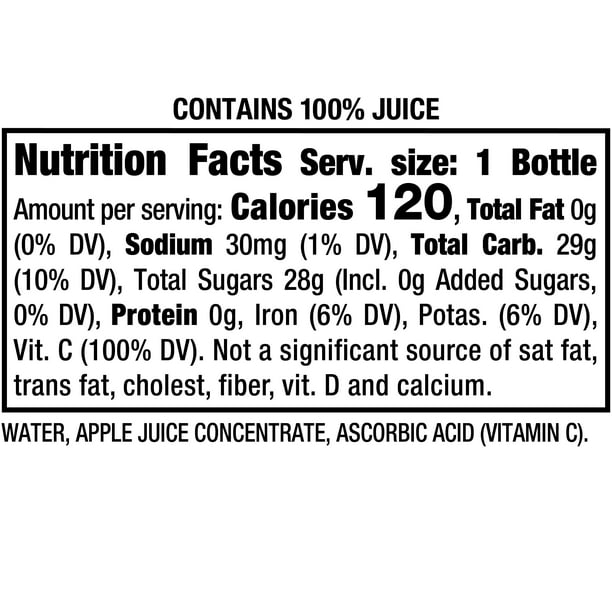 Mott's 100% Original Apple Juice 8 fl oz bottles 6 pack