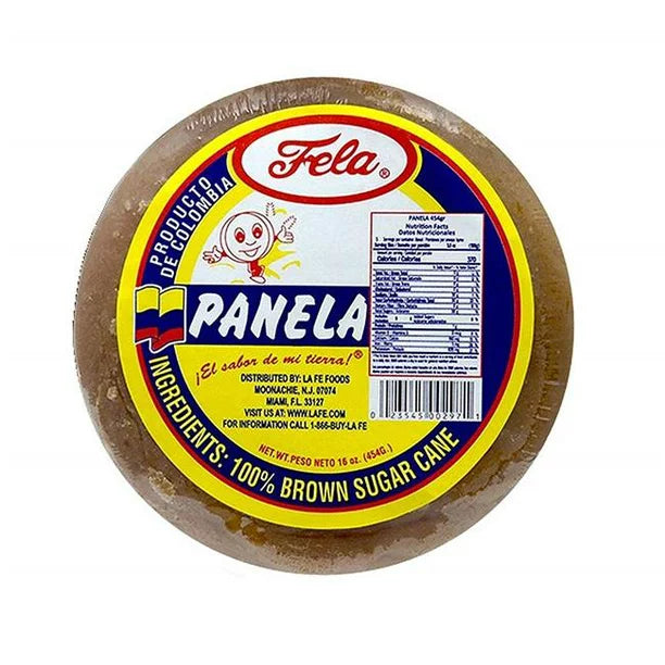 Fela Panela Caña de Azúcar Moreno 16 oz