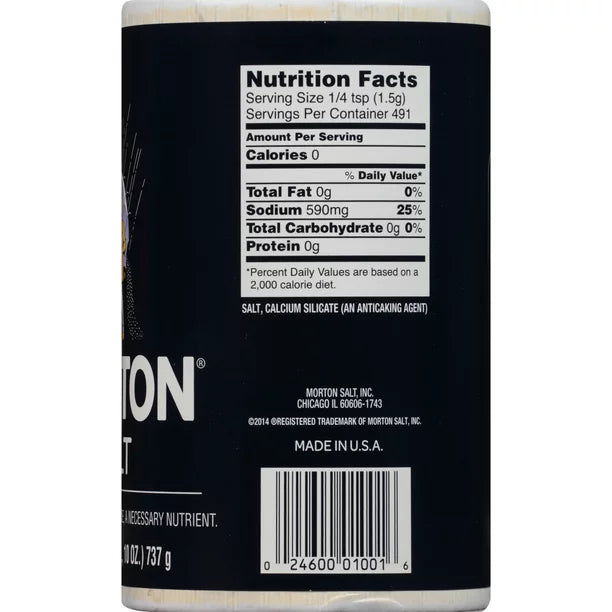 Morton Salt Plain 26 Ounce