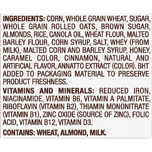 Post Honey Bunches of Oats with Almonds Breakfast Cereal Family Size Cereal 18 OZ Box