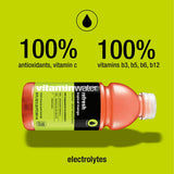 Refresco de agua con vitaminas, agua mejorada con electrolitos, mango tropical, botella de 20 onzas líquidas