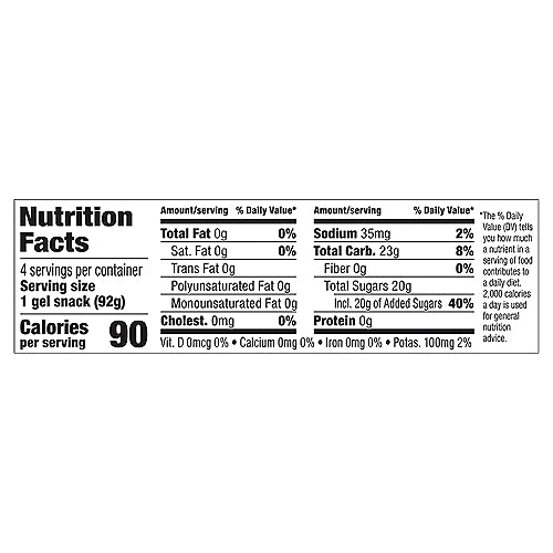 Snack Pack Strawberry Juicy Gels 3.25 oz 4 count