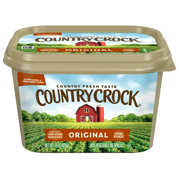 Country Crock Aceite vegetal original para untar, tina de 15 oz