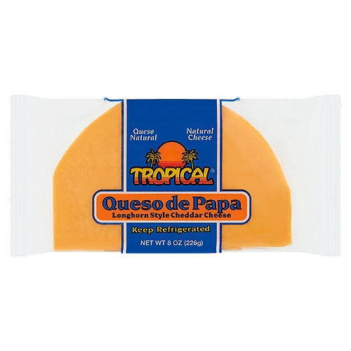 Tropical Longhorn Style Cheddar Cheese 8 oz