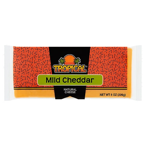 Tropical Mild Cheddar Natural Cheese 8 oz