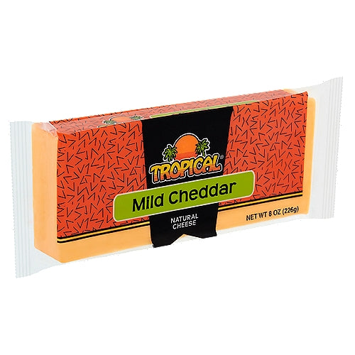 Queso Tropical Cheddar Suave Natural 8 oz