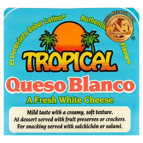 Tropical Queso Blanco Fresh White Cheese 16 oz