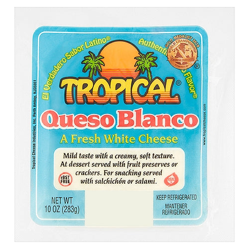 Tropical Queso Blanco Queso Blanco Fresco 10 oz
