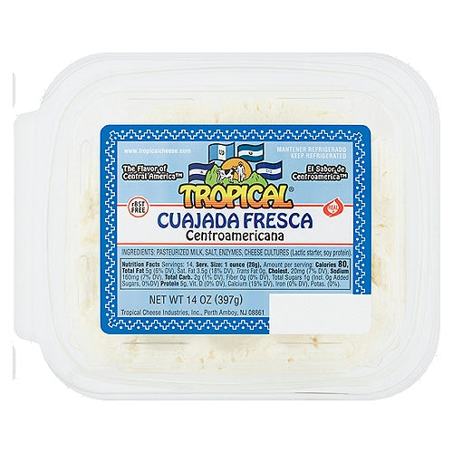 Tropical Cuajada Fresca Centroamericana Cheese 14 oz