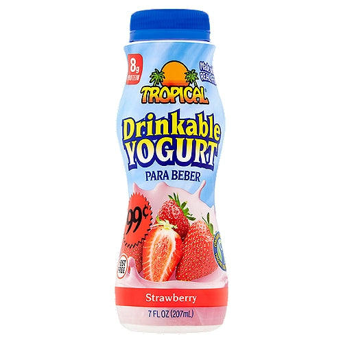 Tropical Strawberry Drinkable Yogurt 7 fl oz