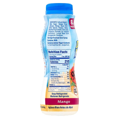 Tropical Mango Drinkable Yogurt 7 fl oz