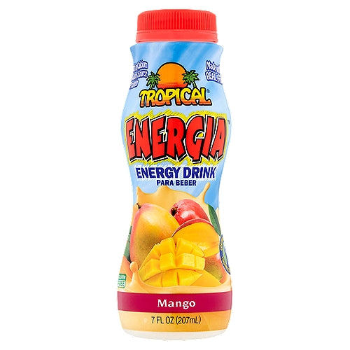 Tropical Energia Mango Energy Drink 7 fl oz