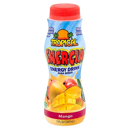 Tropical Energia Mango Energy Drink 7 fl oz