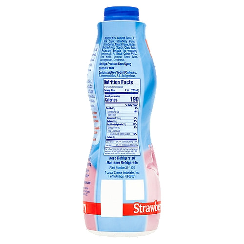 Tropical Strawberry Drinkable Yogurt 28 fl oz