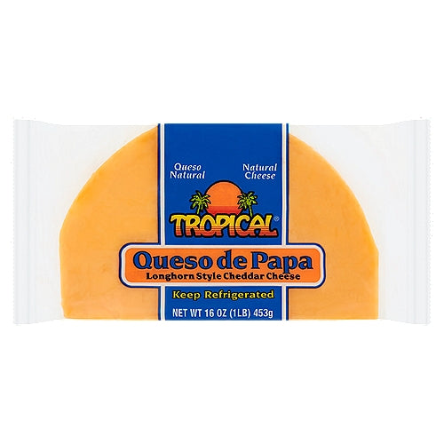 Tropical Longhorn Style Cheddar Cheese 16 oz