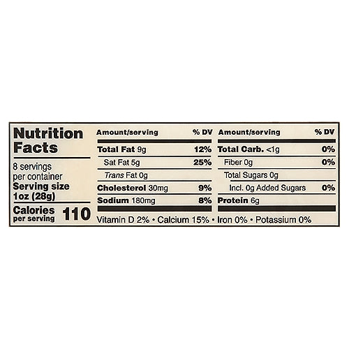 Tropical White Longhorn Style Cheddar Cheese 8 oz