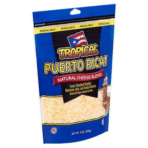 Tropical Puerto Rican Natural Cheese Blend 8 oz