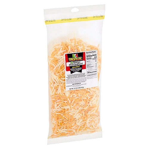 Tropical Shredded 4 Quesos Mezcla Mexicana Queso Natural 32 oz