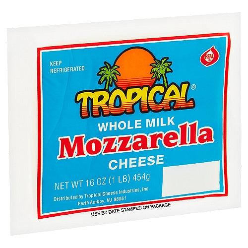 Tropical Whole Milk Mozzarella Cheese 16 oz