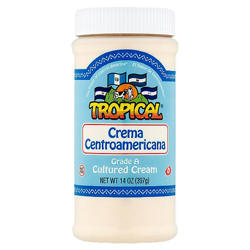 Crema Cultivada Tropical Centroamericana 14 oz
