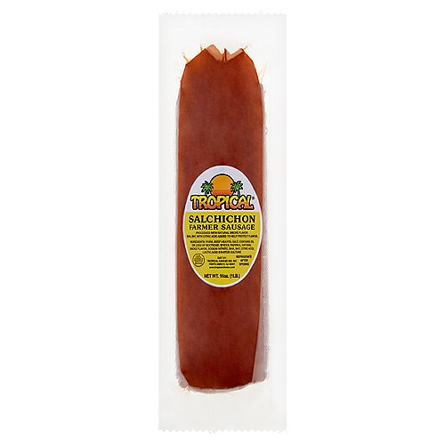Tropical Salchichon Farmer Sausage 16 oz