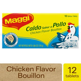 Maggi Chicken Flavor Bouillon Tablets 4.86 oz 12 Tablets