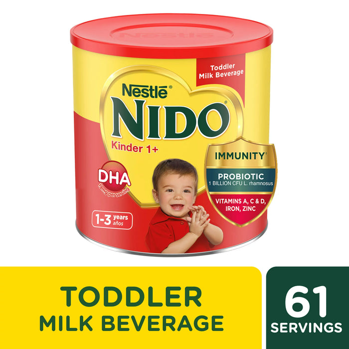 Nestle NIDO Kinder 1+ Toddler Powdered Milk Beverage - 4.85 LB - Shelf Stable Toddler Drink 4.85 lb.