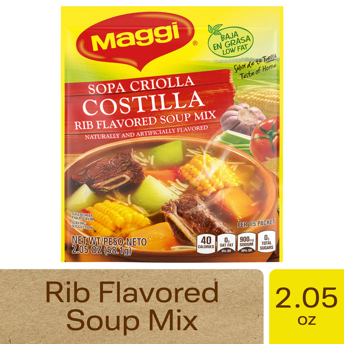 Mezcla de sopa con sabor a costilla Maggi 2.05 oz 2.046 oz