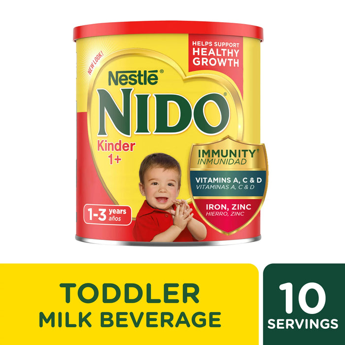 Nestle Nido Kinder 1 Plus Bebida de leche en polvo para niños pequeños 12.6 oz