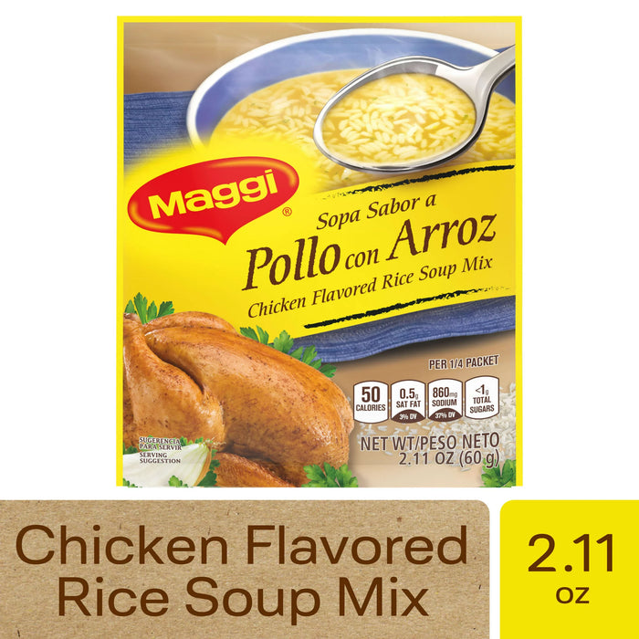 Maggi 50 Calories Chicken Flavored Rice Soup Mix 2.11 oz