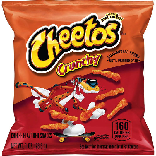 Cheetos Crunchy Cheese Flavored Snacks Bolsa de 1 oz