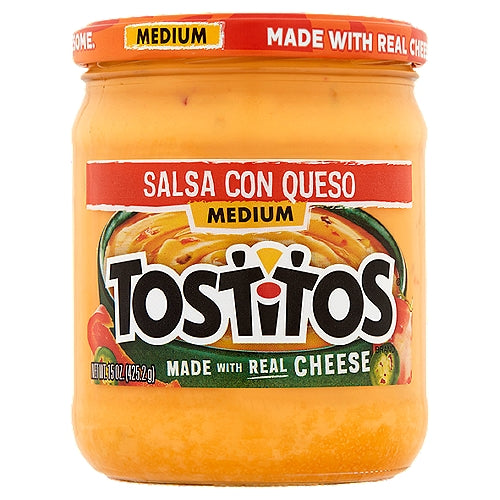 Tostitos Salsa Con Queso Mediana 15 oz