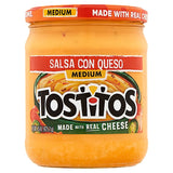 Tostitos Medium Salsa Con Queso 15 oz