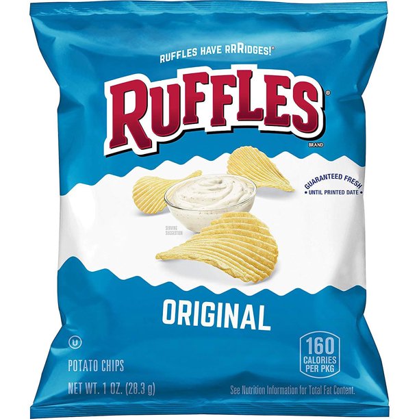 Patatas fritas originales Ruffles 1 oz