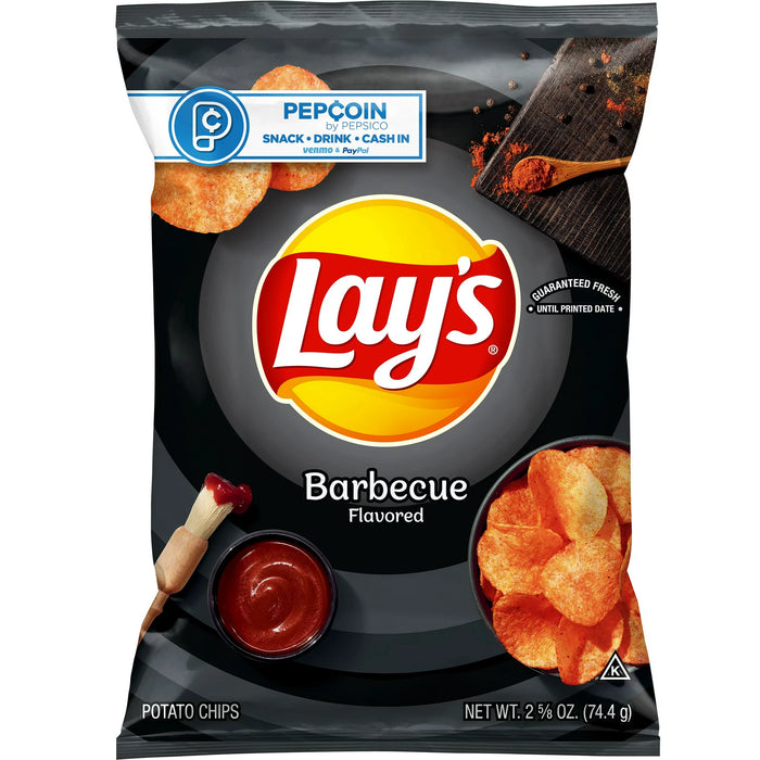 Lay's Barbecue Flavored Potato Chips Bolsa de 2.625 oz
