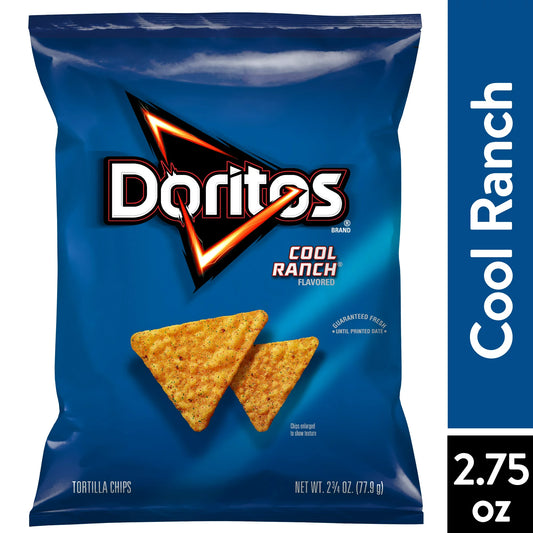 Doritos Tortilla Chips Cool Ranch Sabor 2.75 oz