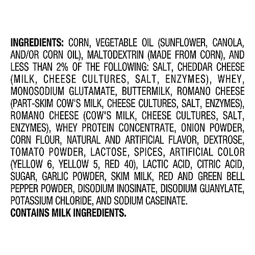 Doritos Tortilla Chips Nacho Cheese Flavored 2.75 oz