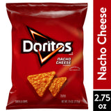 Doritos Tortilla Chips Nacho Cheese Flavored 2.75 oz